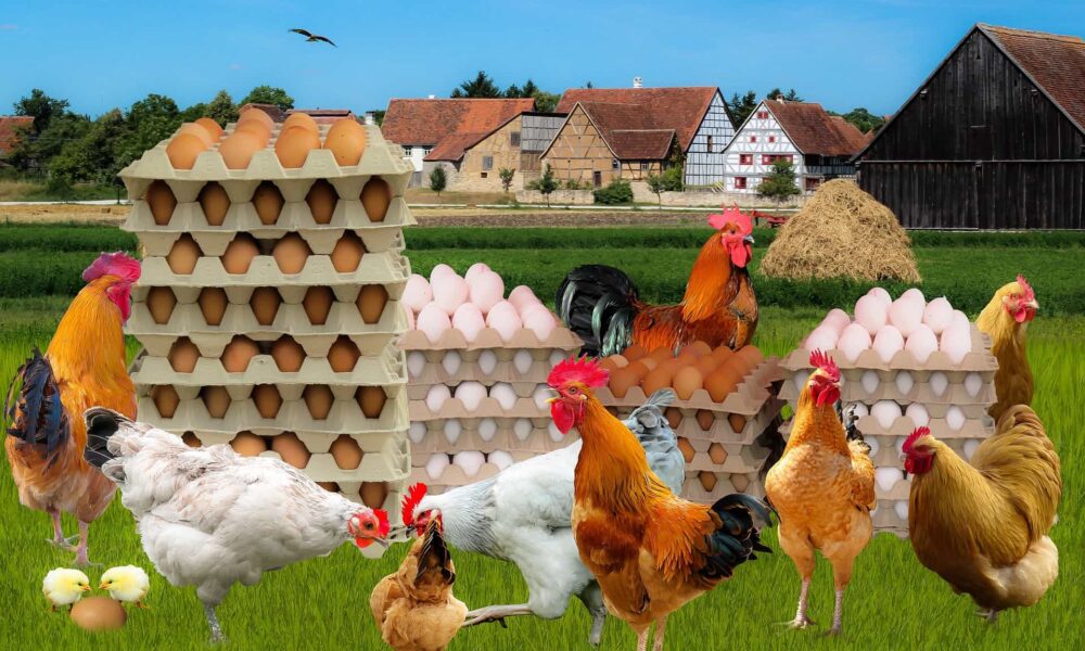 अंडी उत्पादन व्यवसाय